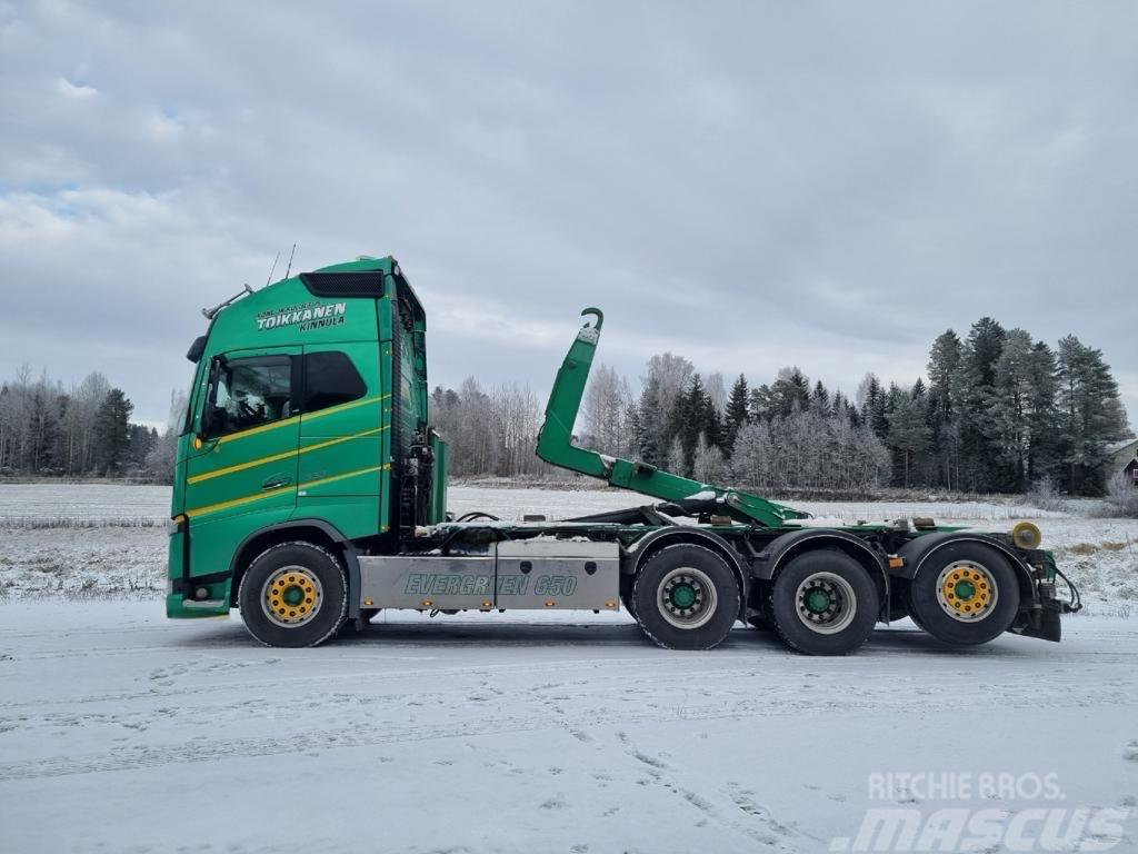 Volvo FH650 8x4*4 VAK koukkulaitteella Hook lift trucks