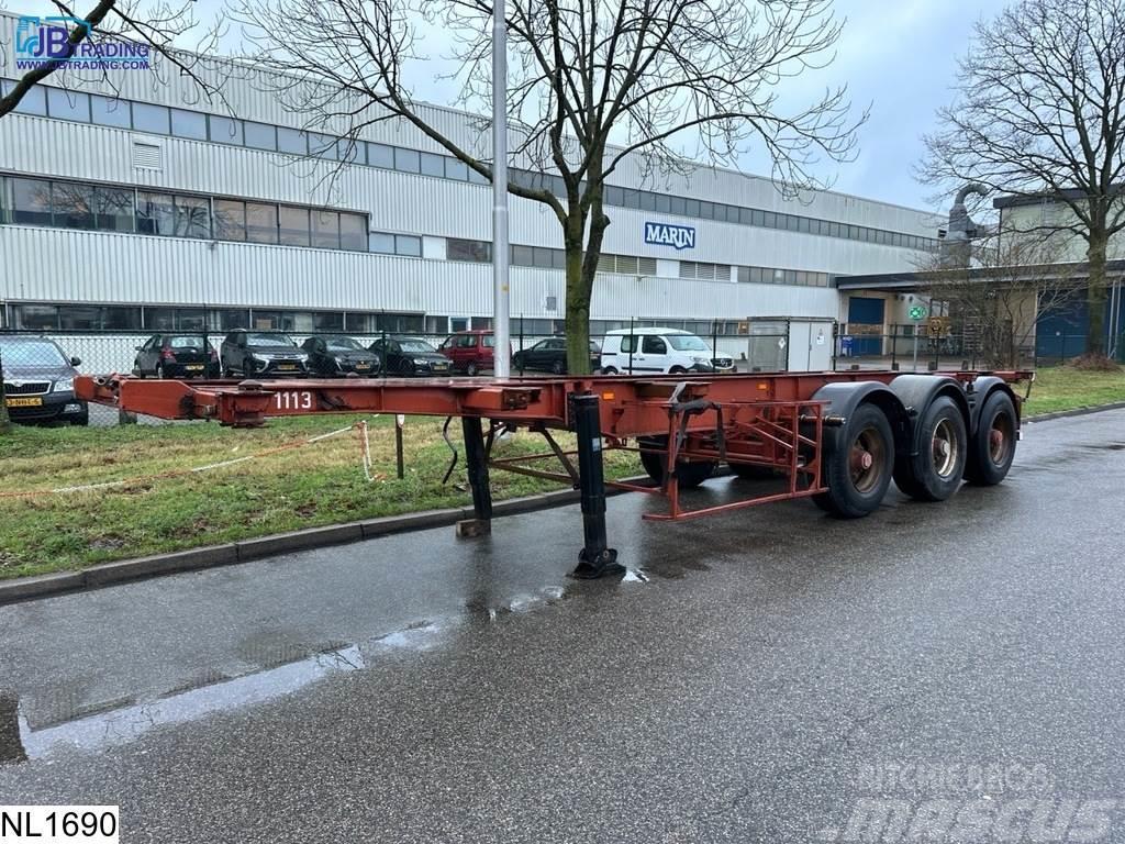 Fruehauf Chassis 10, 20, 30, FT container transport Containerframe/Skiploader semi-trailers