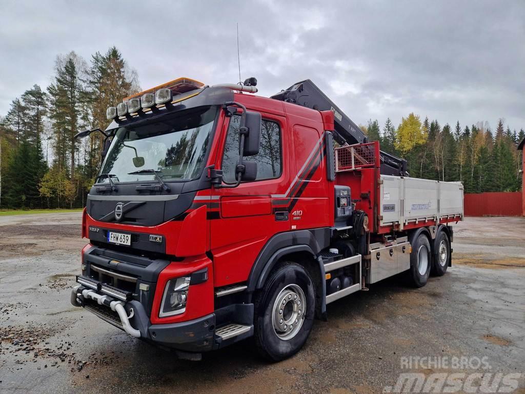 Volvo FMX 410 6x2*4 HIAB 192 E5 / BOX L=5000 mm Tipper trucks