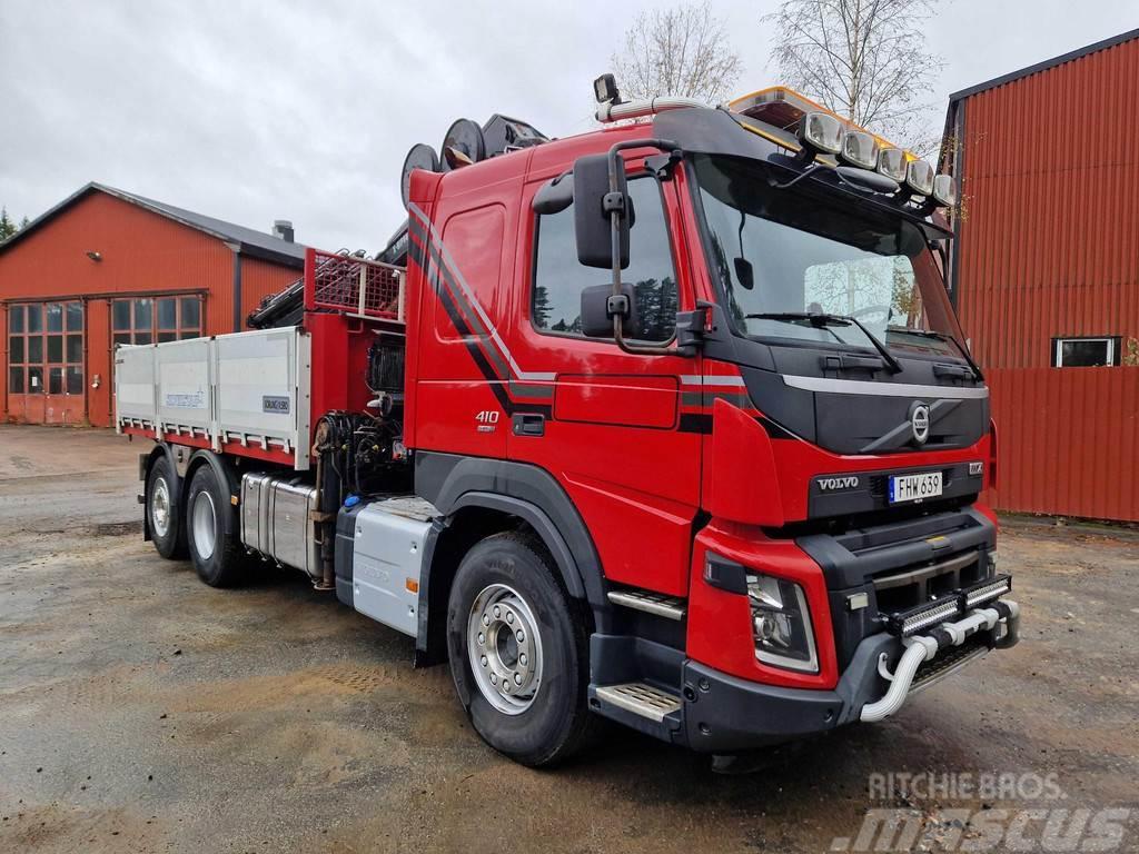 Volvo FMX 410 6x2*4 HIAB 192 E5 / BOX L=5000 mm Tipper trucks