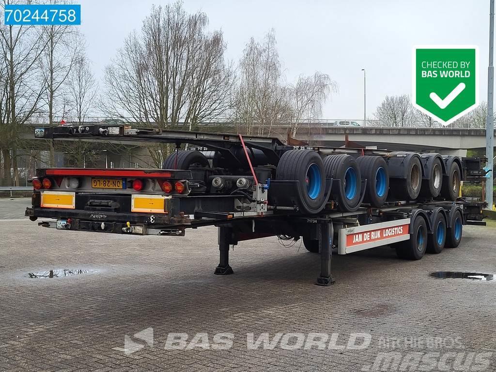  Hertoghs O3 45 Ft 3 axles 3 units 45 Ft more avail Containerframe/Skiploader semi-trailers