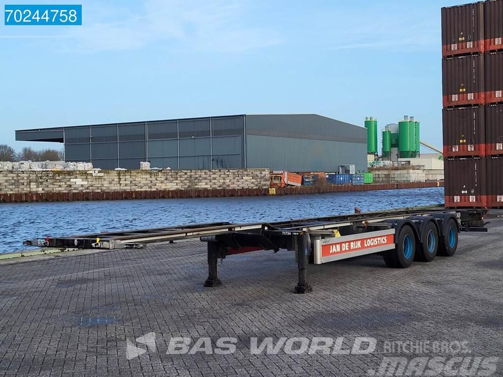  Hertoghs O3 45 Ft 3 axles 3 units 45 Ft more avail Containerframe/Skiploader semi-trailers