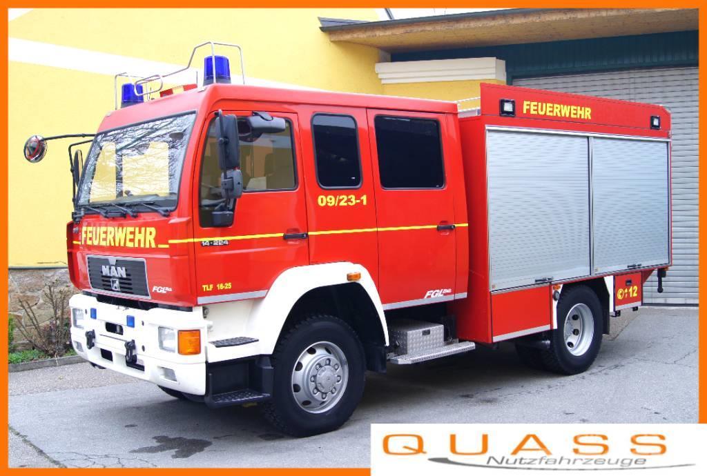 MAN 14.224 L80 4x4 /TÜV/METZ TLF 16/25 Feuerwehr Fire trucks
