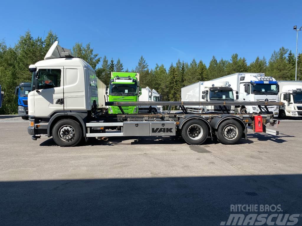 Scania G490 6x2*4 Containerframe/Skiploader trucks