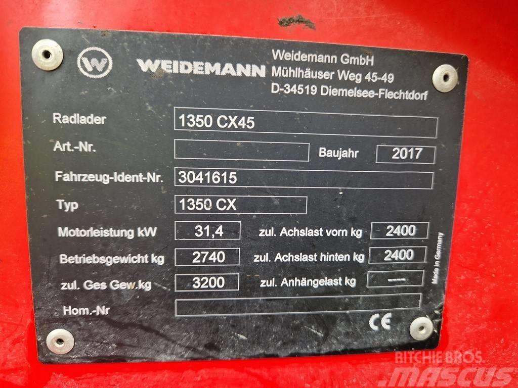 Weidemann 1350 CX45 Hoflader Radlader Hofschlepper FEL`s