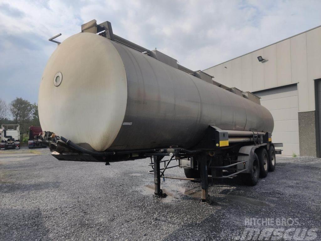BSL CHEMICAL TANK IN STAINLESS STEEL - 29000 L - 5 UNI Tanker semi-trailers