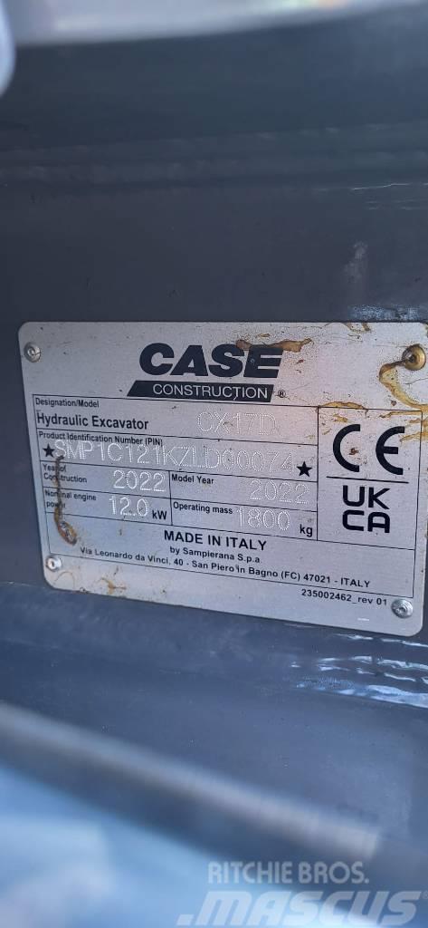 CASE CX 17 D Mini excavators < 7t
