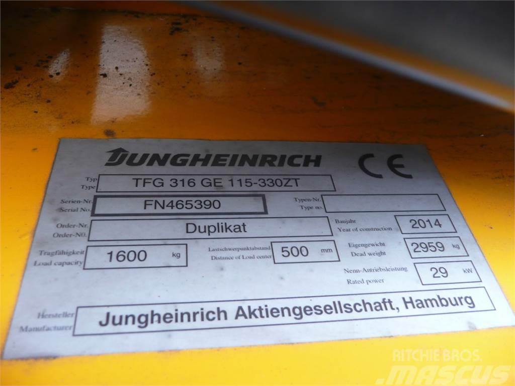 Jungheinrich TFG 316 330 ZT LPG trucks