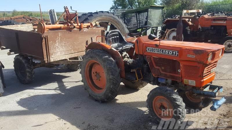  Tractor Kubota L1501 + Reboque + Charrua + Freze Tractors