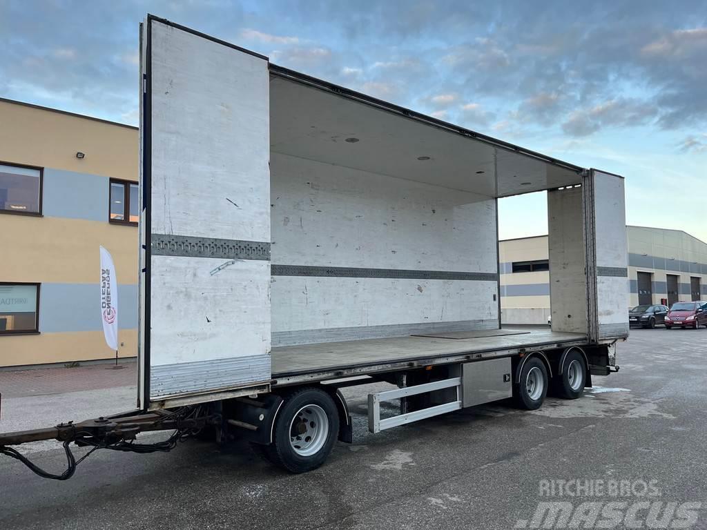 Schmitz Cargobull TRAILER-BYGG KT28 + LIFTING AXLE + SIDE OPENING Van Body Trailers