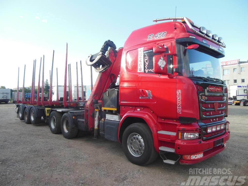 Scania R 450 Timber trucks