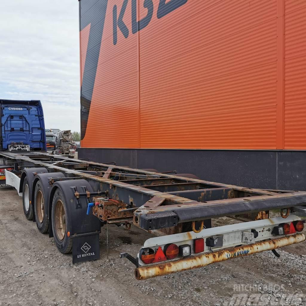 Krone SD FOR PARTS ONLY ! Skeletal semi-trailers