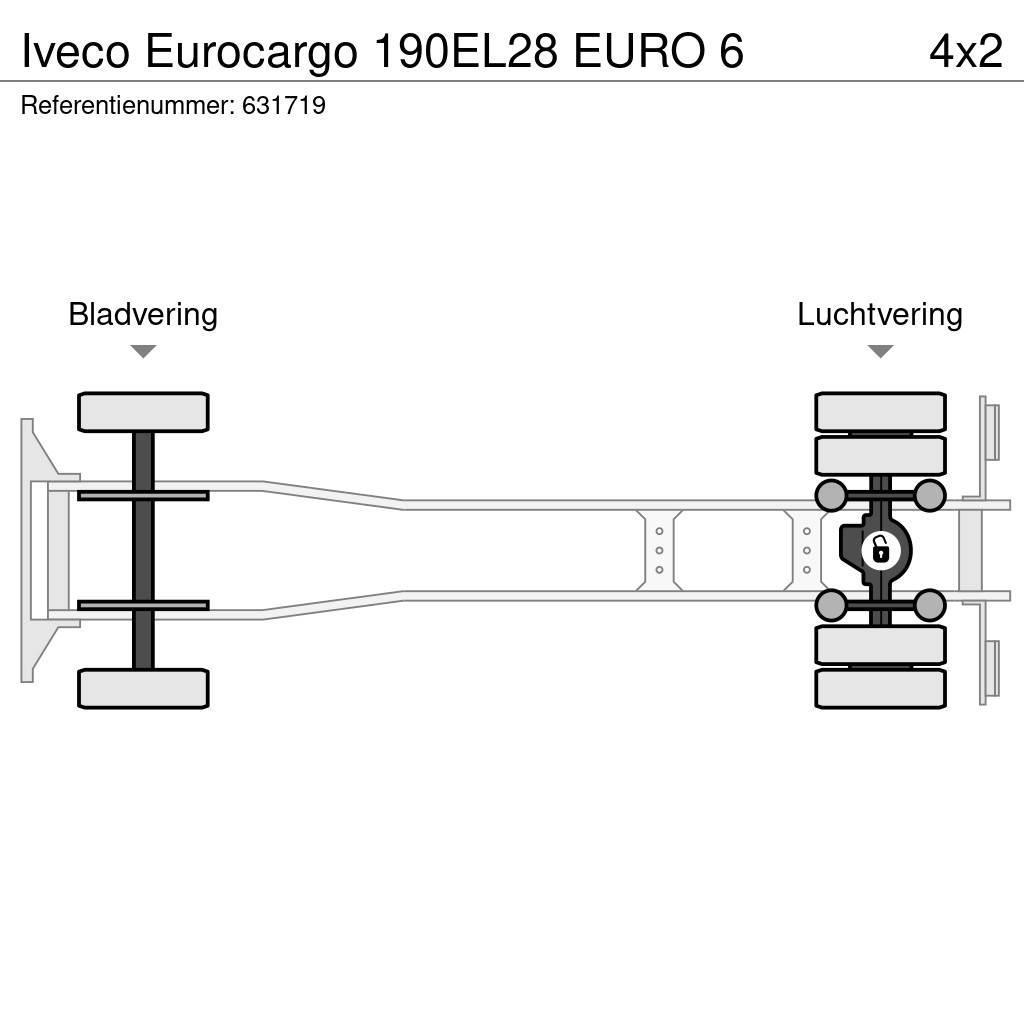 Iveco Eurocargo 190EL28 EURO 6 Van Body Trucks