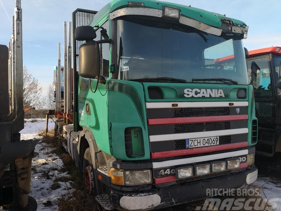 Scania 144 G Crane trucks