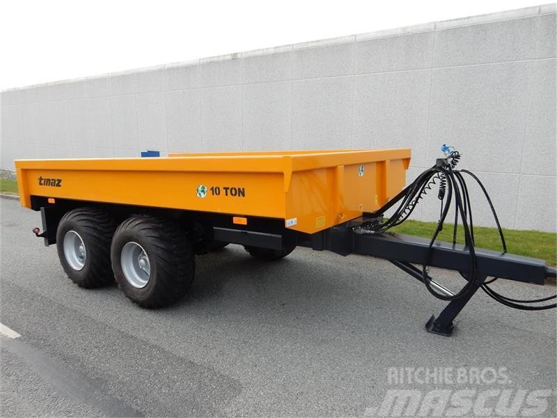 Tinaz 10 tons dumpervogn med hydr. bagklap - 40 cm sider Other groundscare machines