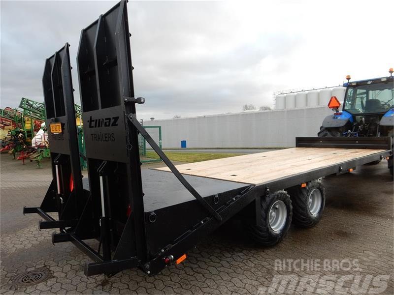 Tinaz 12 tons maskintrailer - halmvogn All purpose trailer