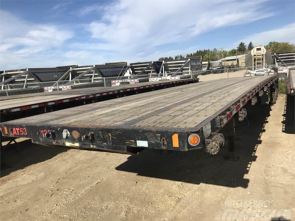 Fontaine 53' Tridem Flat Deck/Highboy Flatbed/Dropside semi-trailers