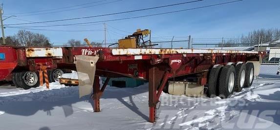 Lode King Tridem Oilfield Float Flatbed/Dropside semi-trailers