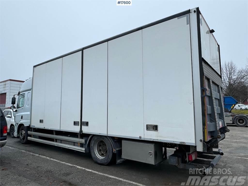 DAF CF370 4x2 box truck w/ full side opening and lifti Van Body Trucks