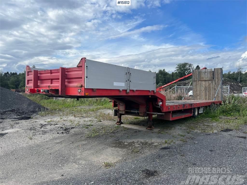 Damm SE-61M 4-axle machine trailer with driving ramp Other trailers