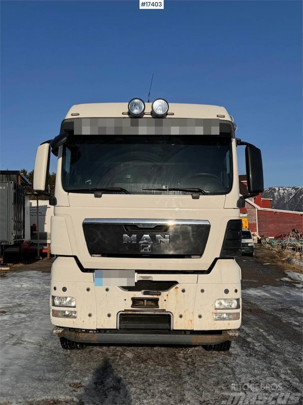 MAN TGX 35.480 8x4 flatbed truck w/ driving bridges Flatbed/Dropside trucks