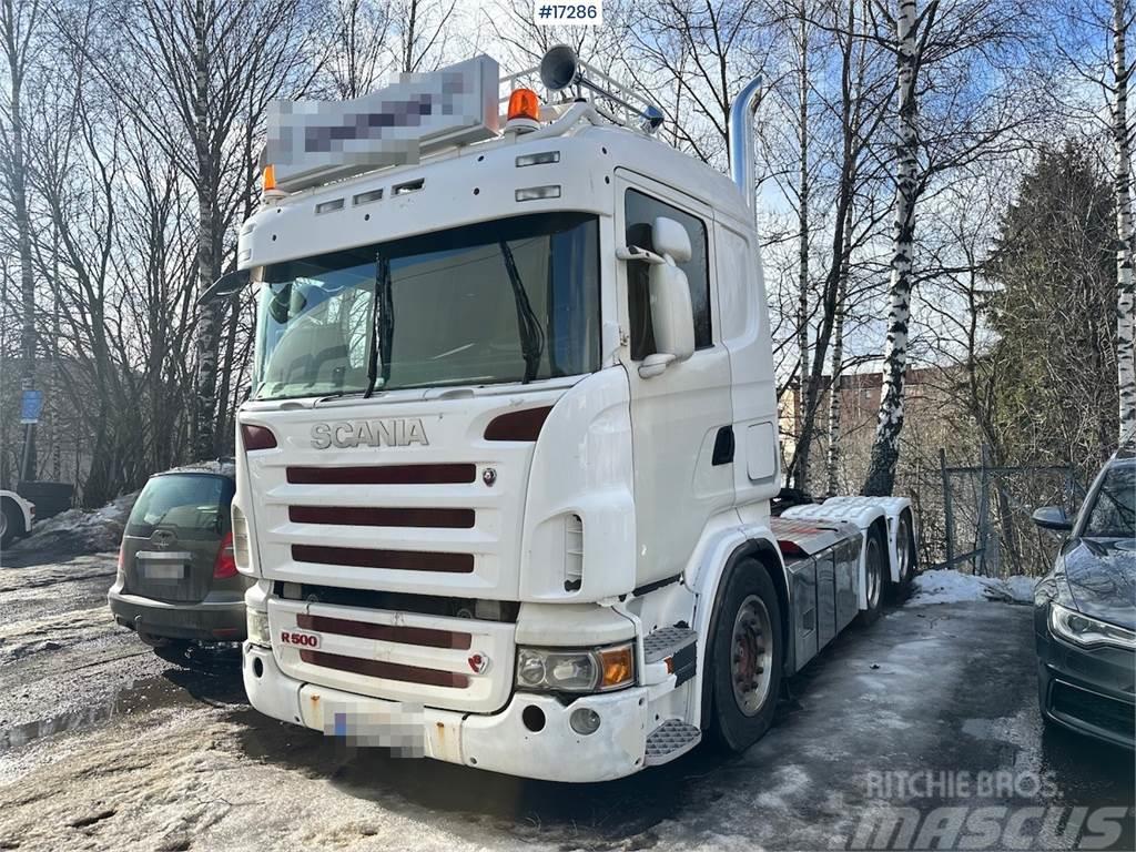 Scania R500 6x2 Truck w/ exhaust pipe. Truck Tractor Units