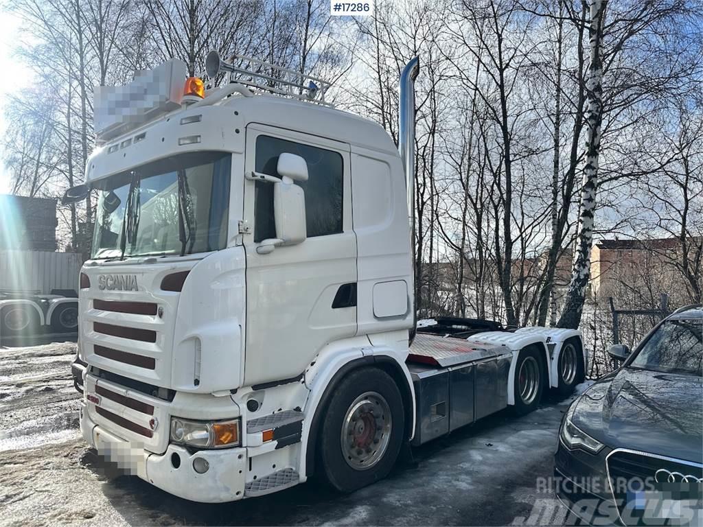 Scania R500 6x2 Truck w/ exhaust pipe. Truck Tractor Units