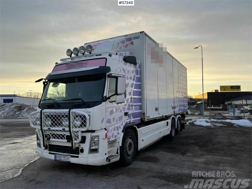 Volvo FM 440 6*2 Box truck with container base Van Body Trucks