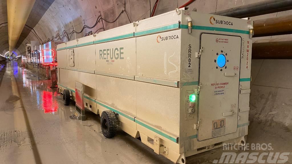  SUB'ROCA Tunnel Refuge chamber 20 people Other Underground Equipment