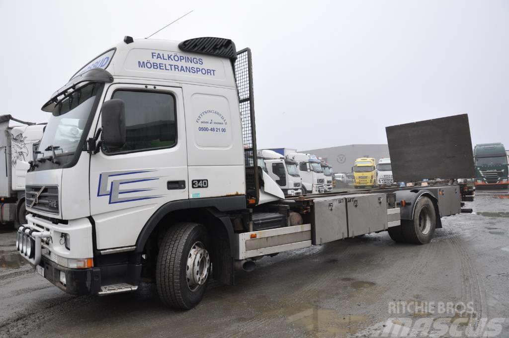Volvo FM12 380 4X2 Containerframe/Skiploader trucks