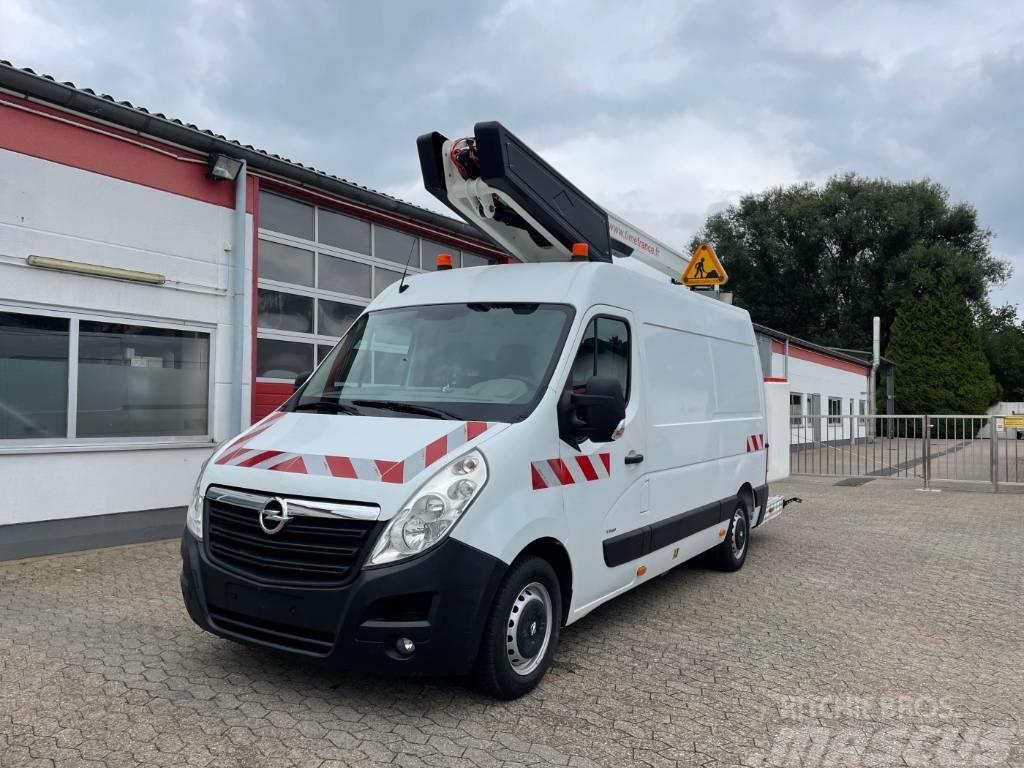 opel Movano Hubarbeitsbühne Time France ET38LF 14m Truck mounted aerial platforms