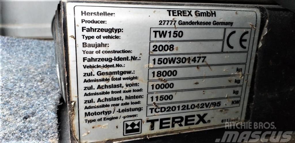  Koparka kołowa TEREX TW 150 Wheeled excavators