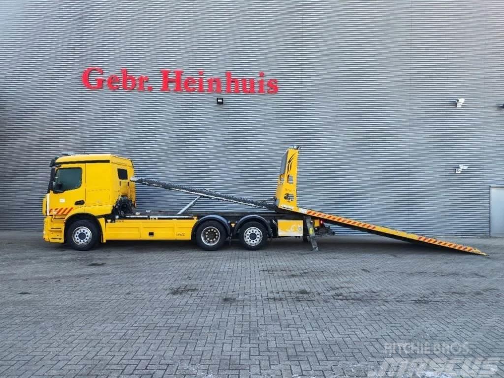 Mercedes-Benz Actros 2543 6x2 Euro 6 Omars 11 Tons Plateau 5 Ton Car carriers