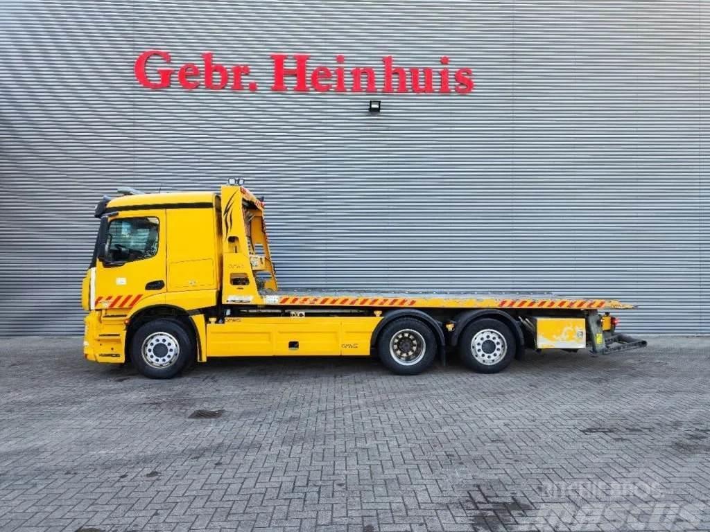 Mercedes-Benz Actros 2543 6x2 Euro 6 Omars 11 Tons Plateau 5 Ton Car carriers
