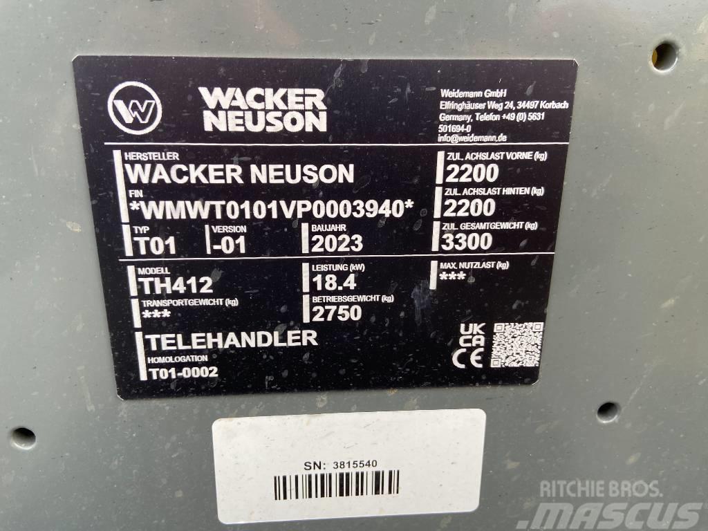 Wacker Neuson TH412 Telescopic handlers