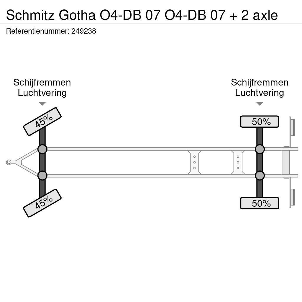 Schmitz Cargobull Gotha O4-DB 07 O4-DB 07 + 2 axle Tautliner/curtainside trailers
