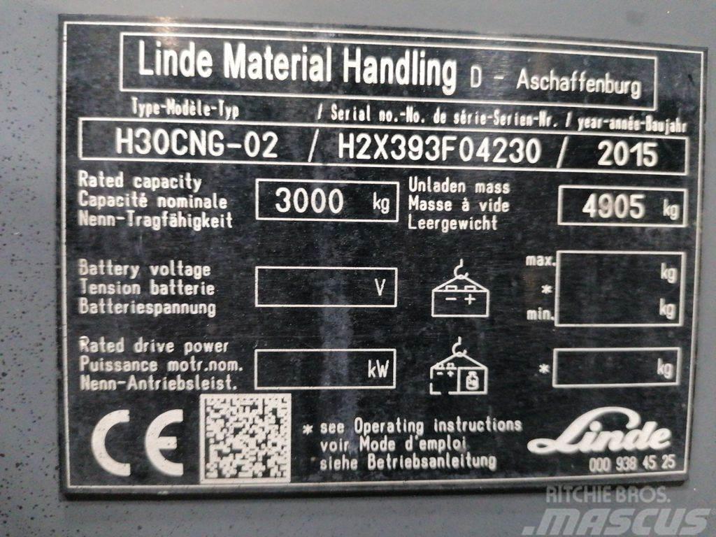 Linde H30CNG-02 LPG trucks