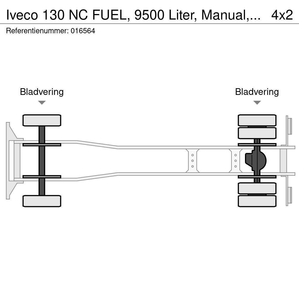 Iveco 130 NC FUEL, 9500 Liter, Manual, Steel suspension Tanker trucks