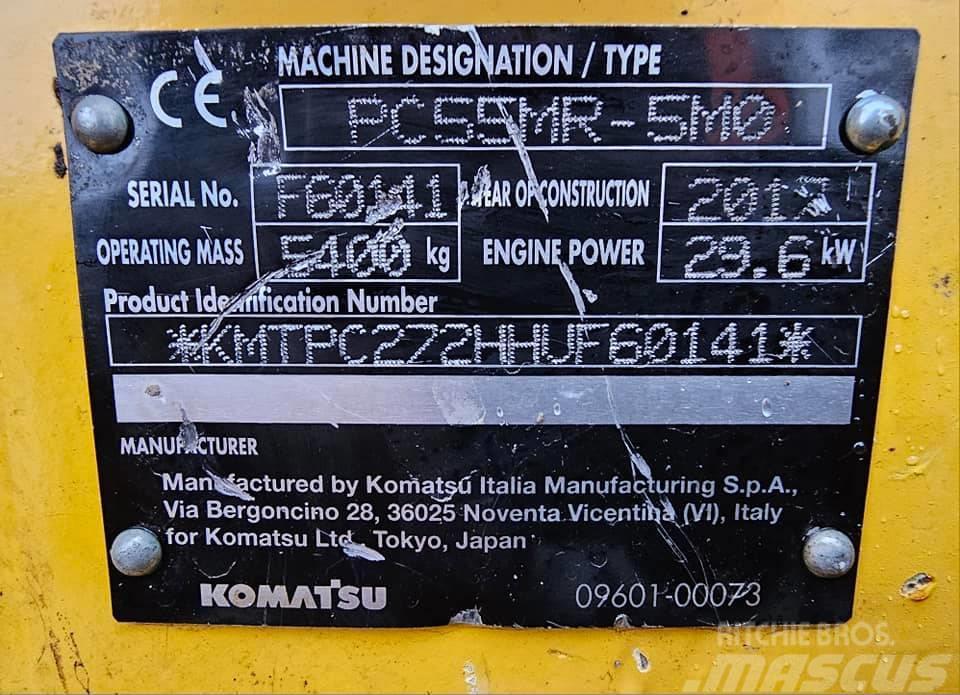 Komatsu PC55 MR-5M0 Mini excavators < 7t