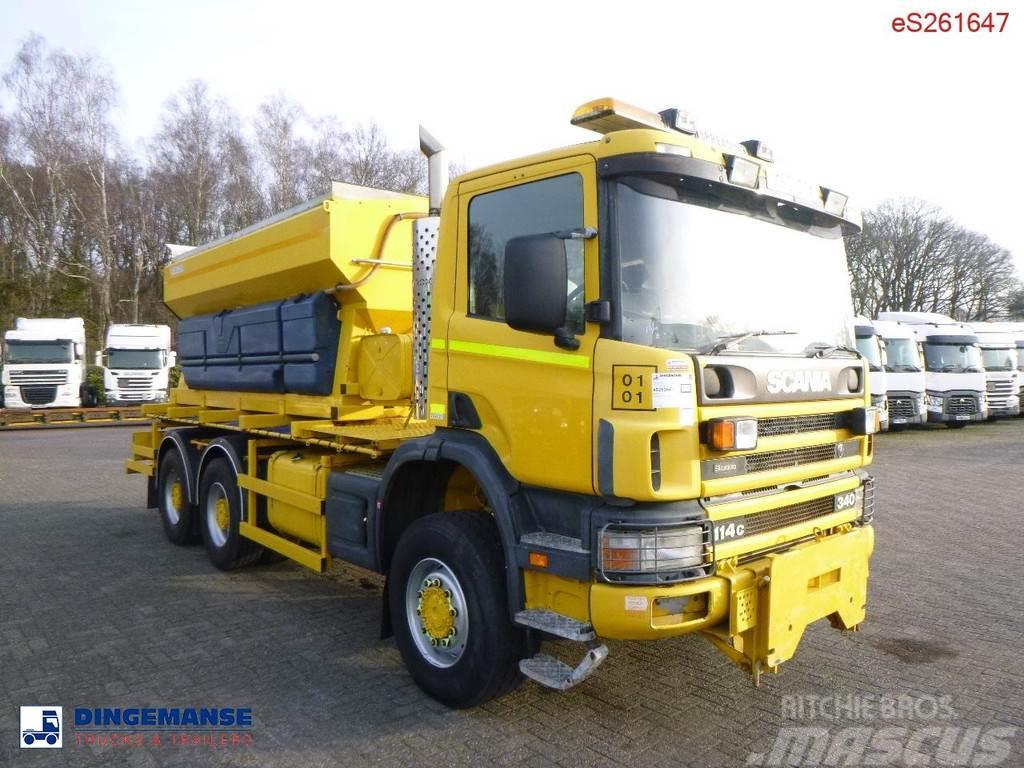 Scania P114-340 CB 6X6 RHD gritter / snow plough Sewage disposal Trucks
