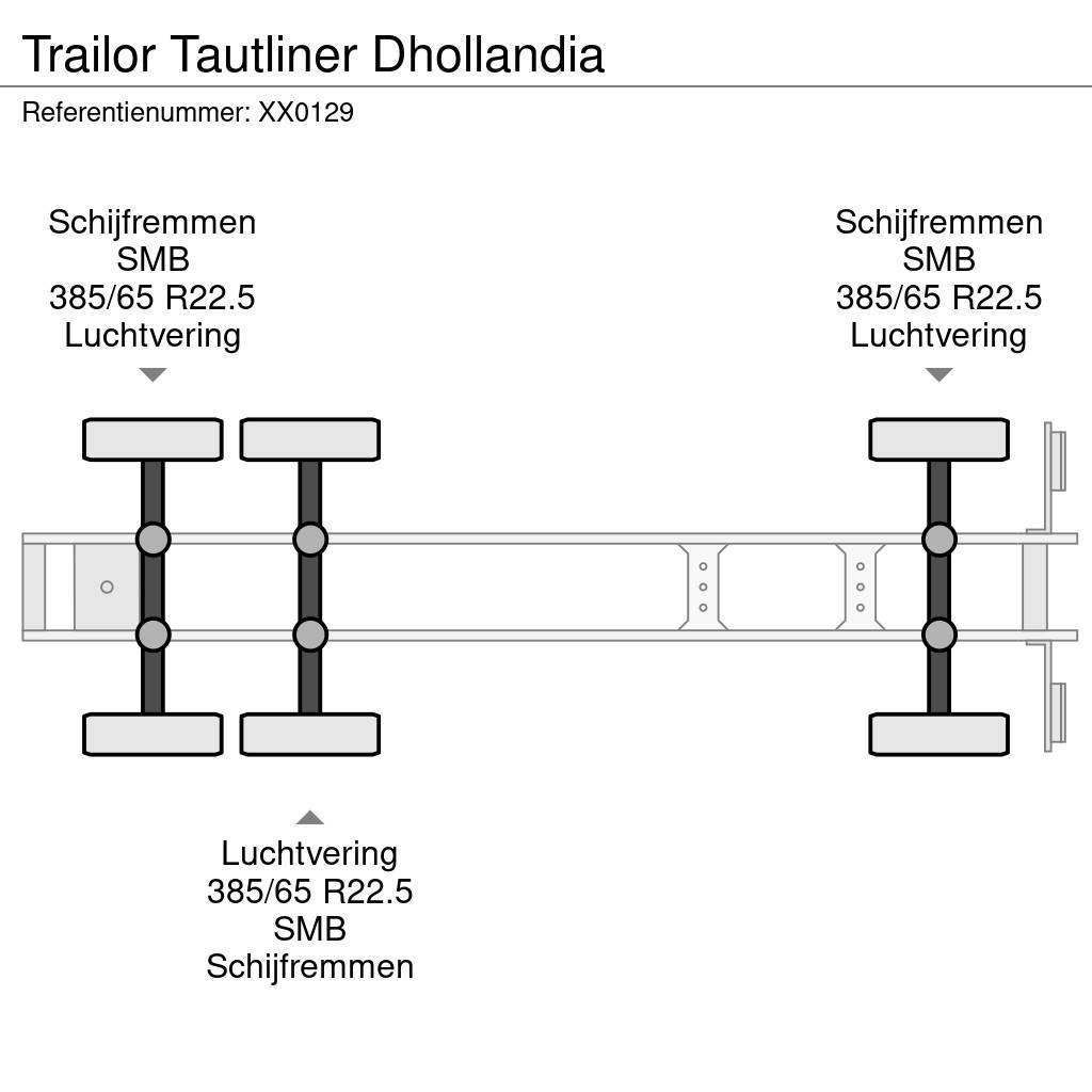 Trailor Tautliner Dhollandia Curtainsider semi-trailers