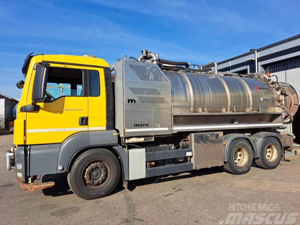  Moro Man TGS 26.440 Vacuum Truck Sewage disposal Trucks