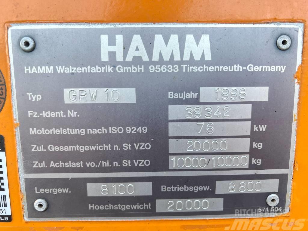 Hamm GRW 10 Good Working Condition Pneumatic tired rollers