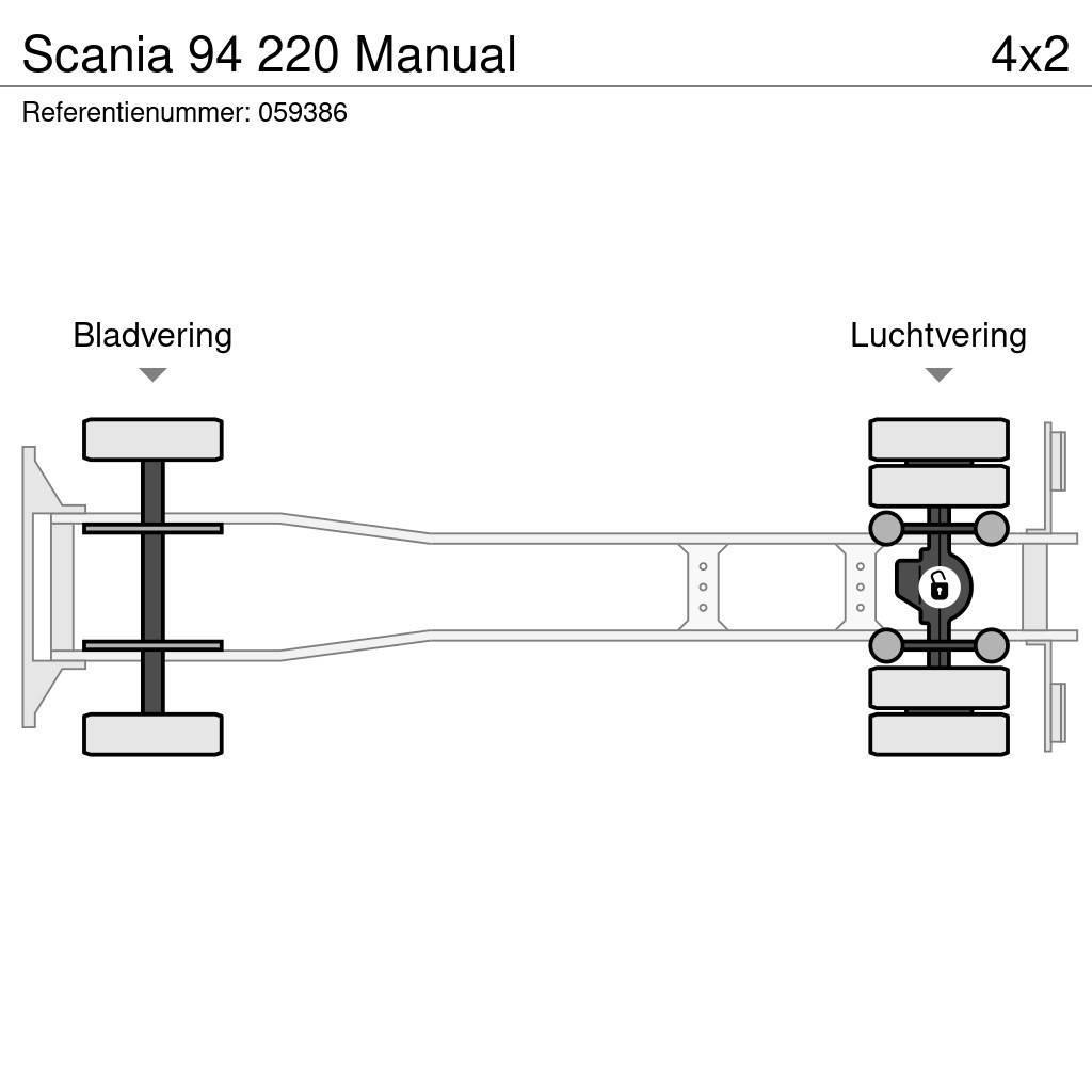 Scania 94 220 Manual Tautliner/curtainside trucks