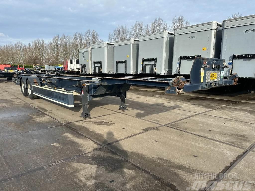 Renders 5 X IN STOCK, BPW, DISC, 20 + 40 FT Containerframe/Skiploader semi-trailers