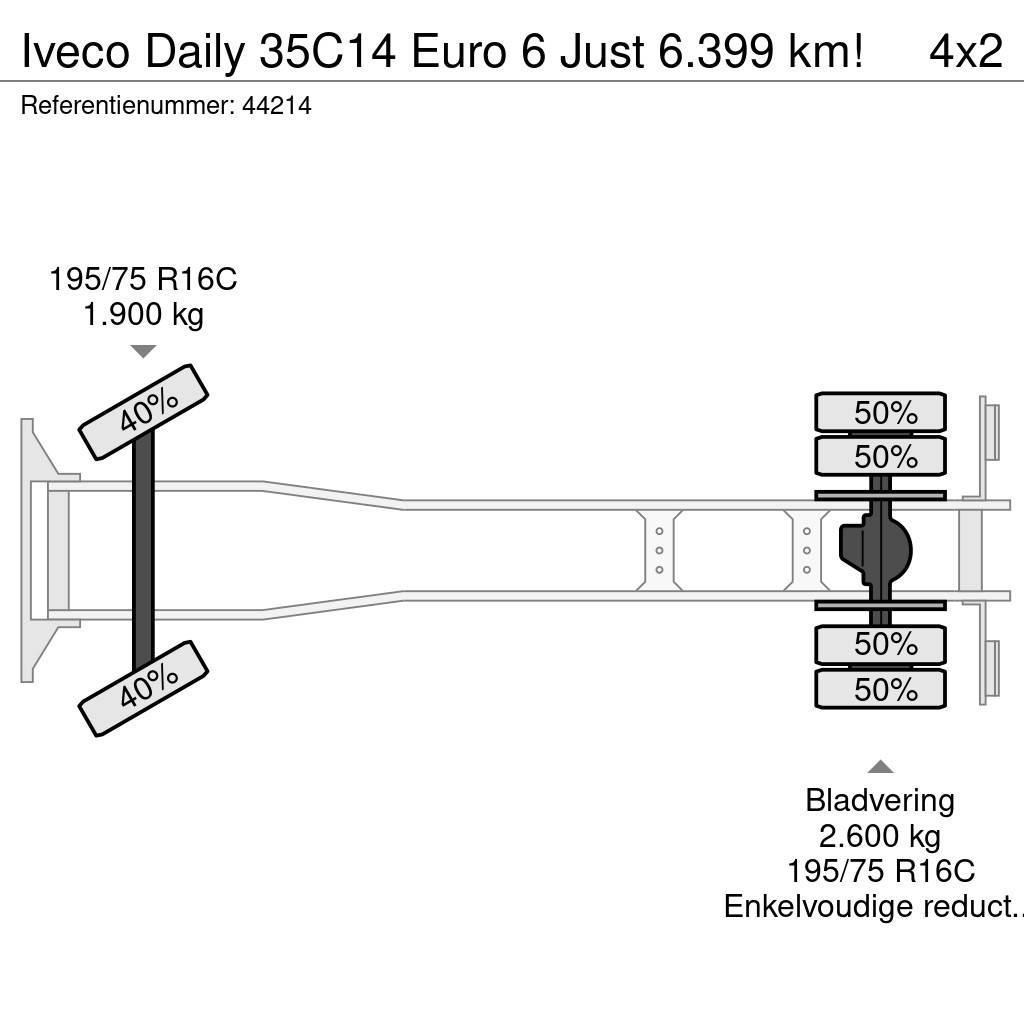 Iveco Daily 35C14 Euro 6 Just 6.399 km! Van Body Trucks