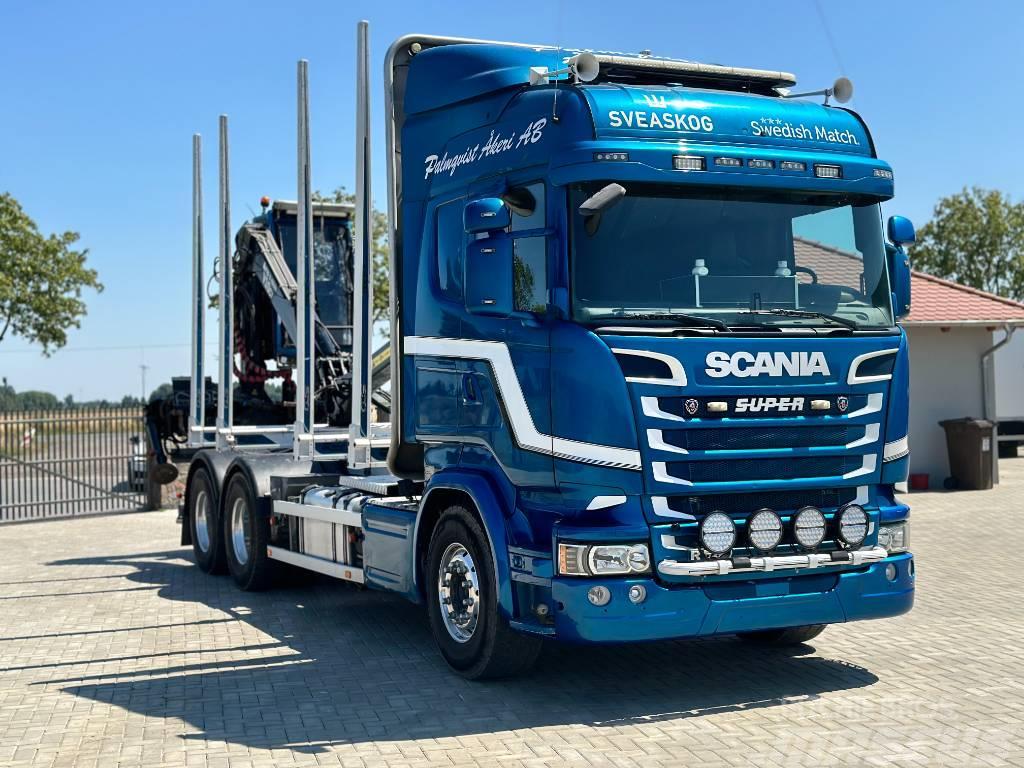 Scania R580 Timber trucks