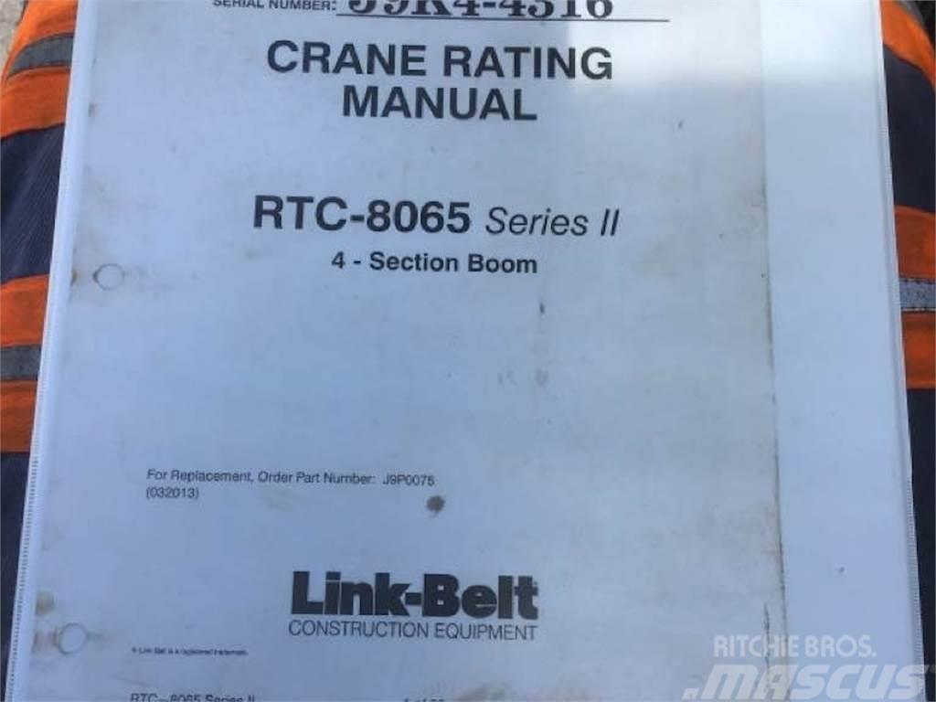 Link-Belt RTC-8065 Rough terrain cranes