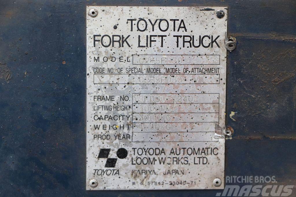 Toyota 02-5FD30 Diesel trucks