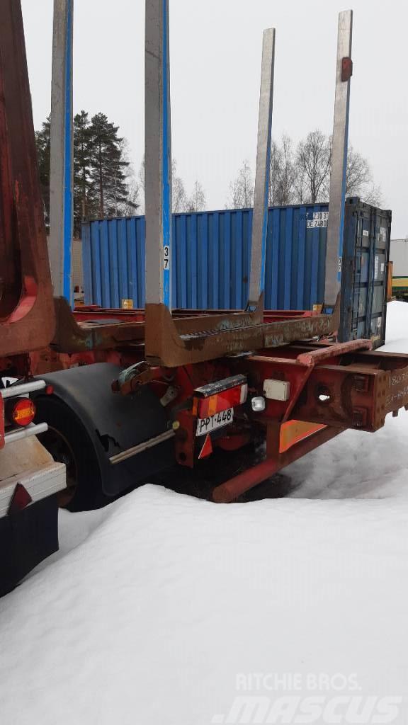 Närko TP42L-RT-360 jatkettava Timber trailers